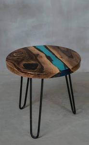 New Arrival <b>Epoxy</b> Resin Dessert Wood Dining <b>Table</b> Midcentury Modern Wood Resin Dining <b>Table</b> Rectangle Handmade Home Furniture - Product Image 6