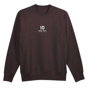 เสื้อสเวตเชิ้ตคอกลมสีน้ำตาลสำหรับผู้ชาย ผ้าฝ้ายพรีเมียม แขนยาว สวมใส่สบาย เหมาะสำหรับทุกวัน สไตล์สตรีทแวร์ - Product Image 1