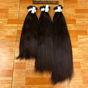Extensiones de Cabello Vietnamitas 100% Cabello Humano Virgen Vietnamita en Paquetes, Extensiones de Cabello Remy, Color Natural, 3 Piezas de 100g - Product Image 1