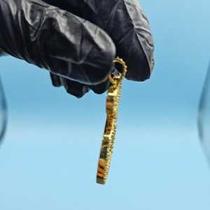 จี้ห้อยคอแบบตัวอักษรเรียงต่อกันสไตล์แร็ปเปอร์สั่งทำพิเศษ เงินแท้ 925 ประดับเพชร จี้ฮิปฮอป จี้ตัวอักษรชื่อสั้นๆ สำหรับเธอ - Product Image 2