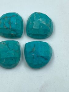 Turquoise howlite en forme de poire, 4 pièces, 21,59 carats, meilleure qualité pour la fabrication de bijoux - Product Image 2