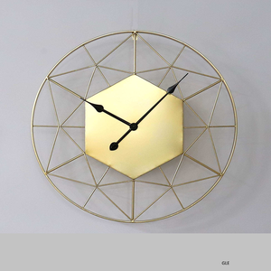 Modern Metal <b>Wall</b> <b>Clock</b> Large Decorative <b>Silent</b> Battery Operated Quartz Movement Luxury Art Design Home Living Room Office Decor - Product Image 6