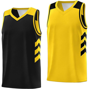Unisex V-Neck Sleeveless Basketball Jersey Moisture Wicking <b>Mesh</b> Tank <b>Top</b> Regular Fit All Seasons Black and Light <b>Blue</b> 2027 - Product Image 3