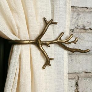 Curtain tieback Pomegranate curtain tieback metal tieback luxury drapery tieback window curtain <b>holder</b> Home Hotel Brass Aluminum - Product Image 3