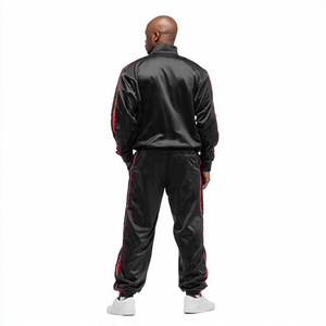 Customize <b>Polyester</b> Sweatsuit Men Outdoor Waterproof <b>Polyester</b> <b>Tracksuit</b> Men's Zipper Nylon <b>Polyester</b> Jacket Pants Two Piece - Product Image 3