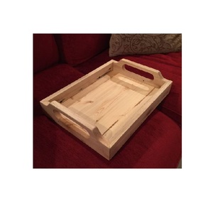 Bandeja de Madera para Servir Desayuno, Café, Té, Aperitivos, Comida, Decoración de Cocina, Comedor y Eventos - Product Image 1