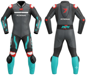 Men’s Custom Cowhide/Kangaroo Leather Track Racing 1Pc Suit Jumpsuit/Traje Motorcycle Gear Made To Measure CE <b>Level</b> 2 Protection - Product Image 1