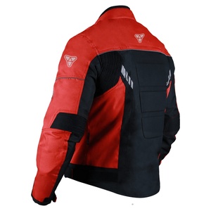 Veste en textile de moto pour hommes, imperméable et respirante, avec coupe-vent amovible et vêtements de sport de grande taille, homologuée CE - Product Image 3