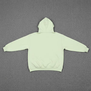 เสื้อฮู้ดดี้ผู้หญิงสีเขียวอ่อน ดีไซน์สวย ผ้าฟลีซ 100% แขนยาว ทรงหลวม ไซส์ใหญ่พิเศษ - Product Image 2