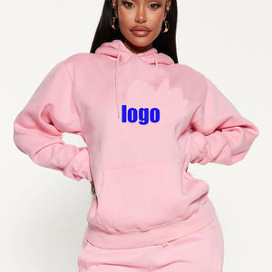 Conjunto de Verano Personalizado con Logotipo Básico: Sudadera Corta sin Cremallera, Chaqueta y Pantalones de Chándal para Mujer, Conjunto de Dos Piezas - Product Image 1