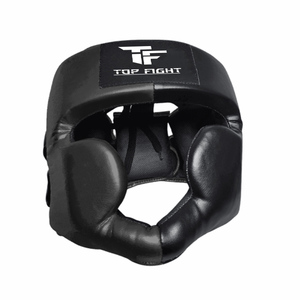 หมวกป้องกันศีรษะสำหรับชกมวย Top Fight สีแดง ทำจาก PU แบบผูกเชือก สำหรับผู้ใหญ่ ฝึกซ้อมศิลปะการต่อสู้ - Product Image 5