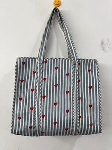 Bolso tote acolchado de algodón para otoño/invierno, estilo bohemio vintage, para mujer. - Product Image 2