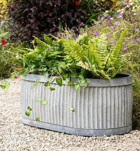 Vintage round metal <b>storage</b> <b>bin</b> Industrial style planter pot Galvanized handmade <b>storage</b> <b>bin</b> Cheap price metal <b>bin</b> - Product Image 4