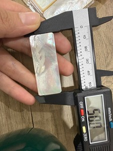 แผ่นเปลือกหอยมุกทรงสี่เหลี่ยมผืนผ้า แผ่นเปลือกมุกทรงสี่เหลี่ยมจัตุรัส สำหรับงานฝังประดับ DIY อุปกรณ์ทำเครื่องประดับ วัสดุเปลือกหอยดิบที่ยั่งยืน สำหรับช่างทำเครื่องดนตรี - Product Image 3