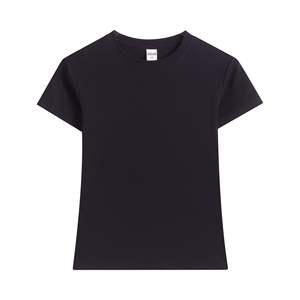 Camisetas Casuales de Corte Ajustado para Mujer, 230 g/m², Algodón con Spandex, Cuello Redondo, Manga Corta, Logotipo Personalizado, Transpirables, Impresión de Serigrafía Animal - Product Image 6