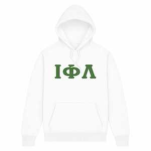 Sweat-shirt à capuche blanc Iota Phi Lambda Sorority avec lettres grecques, vêtement décontracté pour femme, pull à capuche de qualité supérieure - Product Image 5