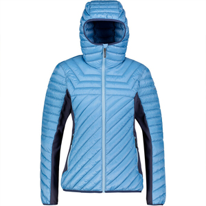 Chaqueta Acolchada con Capucha para Mujer, a la Moda, de Manga Larga, Abrigo de Invierno Cálido de Poliéster, Color Sólido, Cierre de Cremallera - Product Image 6