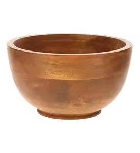 Tazón de Bambú Pulido Hecho a Mano, Ecológico, para Servir Frutas, Aperitivos, Ensaladas, para Fiestas, Uso en el Hogar y la Cocina, Estilo Indio, Pedidos al por Mayor - Product Image 6