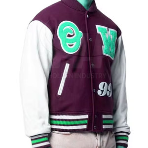 Chaqueta Letterman de tela suave, estilo moderno, ideal para el invierno, muy vendida. - Product Image 2