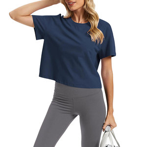 Haut court pour femme ultra léger, épaisseur standard, doux, confortable, durable, ajustement parfait, manches courtes - Product Image 3