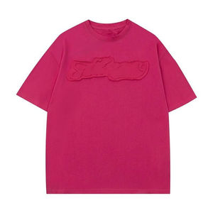 Custom StreetStyle T-<b>Shirt</b> 300g Heavyweight 100% Cotton Loose Fit Solid Color Printing Drop Shoulder Blank T-<b>shirt</b> For <b>Men</b> - Product Image 5