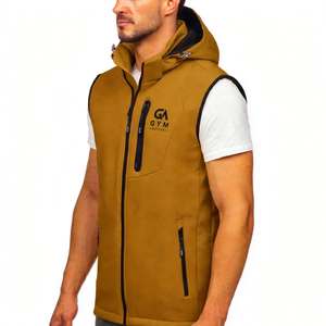 Chaqueta Casual con Capucha y Cuello Alto para Senderismo de Otoño, Unisex, Impermeable 10K, Transpirable, Cortavientos, Color Sólido, Relleno de Poliéster Lavado - Product Image 3
