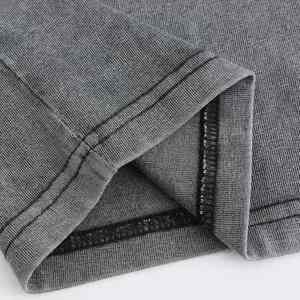 Camiseta Oversize de Hombre de Colores Sólidos con Lavado Ácido, Hombro Caído, Fabricada en Pakistán, MOQ Bajo, Manga Corta - Product Image 3