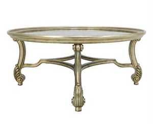 Vintage Solid Wood Coffee <b>Table</b> Living Room French Style Hand Curved Wooden Tea <b>Table</b> Living Room <b>Sofa</b> <b>Side</b> <b>Table</b> Living Room - Product Image 3