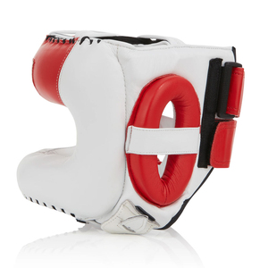 Best Price Good Quality Cowhide Leather MMA Boxing <b>Head</b> Guard Custom Logo & Color Eco-Friendly OEM Service <b>Head</b> Guard - Product Image 3