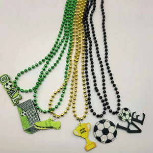Collier en feutre personnalisé avec pendentif en plastique, accessoires de bijoux, OEM ODM, vente en gros, écologique, cadeau de mode personnalisé - Product Image 1
