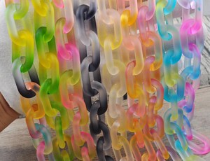 Resin Material Offering Lightweight Durable Quality <b>Hand</b> Painted Patterns and Custom Color Solution - Product Image 3