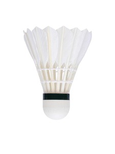 Volante de Bádminton Estándar de Plumas de Ganso con Cabeza de Corcho PU, Duradero, para Entrenamiento, Color Blanco - Product Image 3