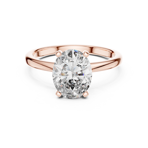 Bagues en diamant de laboratoire de forme ovale Elite, bijoux de fiançailles éclatants et durables, avec des pierres précieuses éthiques et un luxe sophistiqué - Product Image 6