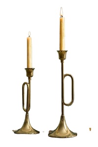 Bougeoir rond en aluminium plaqué or de luxe fait à la main impression personnalisable résistante à la chaleur écologique pour plusieurs occasions - Product Image 2