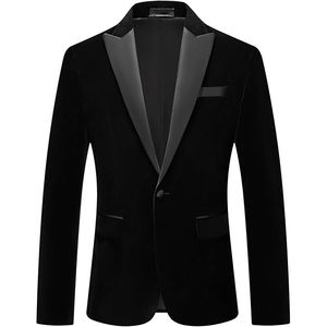 Trajes de Blazer de Negocios Estilo Italiano con Logotipo Personalizado, Más Vendidos, para Hombre, de Dos Piezas, Cruzados, Antiarrugas, Tallas Grandes, de Terciopelo, Personalizados - Product Image 1