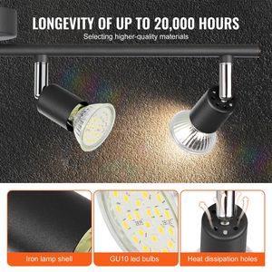 Kit di illuminazione a LED a 4 luci con faretto da soffitto COB da 30W e bracci orientabili da 63 cm, certificato SAA - Product Image 6