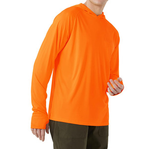 Sudadera con capucha para pesca al aire libre para hombre, tela de poliéster y spandex, sudadera con capucha para pesca con impresión personalizada para hombre - Product Image 3