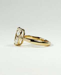 Luxury 1.00CT <b>Cushion</b> Old Mine Cut Diamond Solitaire <b>Ring</b> Lab Grown 10K Solid Gold IGI Certified Promise Gift For <b>Wedding</b> Party - Product Image 2