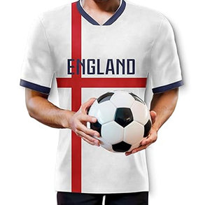 เสื้อฟุตบอลแบบ Flag Football ผลิตตามสั่ง (OEM) ชุดยูนิฟอร์มแบบ Sublimated โพลีเอสเตอร์ แห้งเร็ว ขายส่ง ชุดทีม รับผลิตแบรนด์ส่วนตัว - Product Image 4