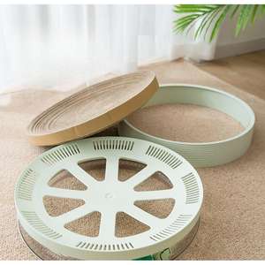 ที่นอนและของเล่นแมวแบบ 2 in 1 ทำจากกระดาษลูกฟูกทนทาน ไม่ทิ้งเศษ 2 แบบ 2 สี - Product Image 5