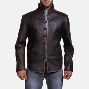 Vestes en cuir personnalisées à la mode, nouvelle arrivée, veste en cuir de haute qualité, nouvelle mode, veste en PU pour homme, veste de marque pour homme - Product Image 5