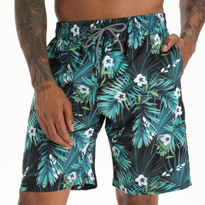 Short de bain imprimé par sublimation, vêtements de plage, short de bain personnalisé, longueur genou, unisexe, polyester, vente en gros - Product Image 2