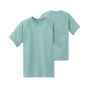 T-shirt homme noir à manches courtes, col rond, manches raglan, uni, sportif, coupe classique, t-shirt basique - Product Image 3