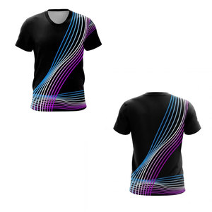 เสื้อยืดผู้ชายแขนสั้นพิมพ์ลายตามสั่ง สไตล์สตรีทแวร์ พิมพ์โลโก้ได้ - Product Image 3