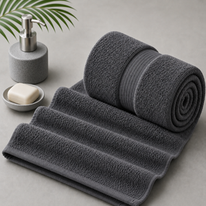 Hospital Use Eco-Friendly Organic Cotton Jacquard Weave Quick-Dry Water Absorbent Sand-Free Adult Bath Towels-Wholesale OEM - Product Image 2