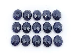 Aventurine bleue de qualité AAA, cabochon ovale facetté, pierre précieuse naturelle à 100 %, 13*10 mm, pour la création de bijoux, prix de gros. - Product Image 2