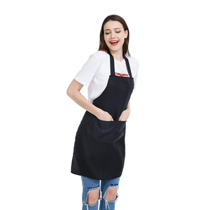 ผ้ากันเปื้อนทำงานหนังแท้แบบ unisex ปรับสายคล้องคอได้ มีกระเป๋าคาดเอว สำหรับครัว โรงงาน แห้งเร็ว ระบายอากาศได้ดี สวมใส่สบาย - Product Image 1