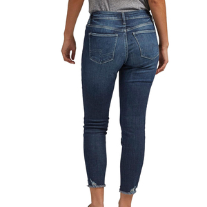 Promotional High Street Breathable Flared Wide Leg <b>Boot</b> Cut Jeans for Women Jeans top quality 100% Cotton Elastic Fit - Product Image 2