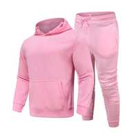 Ensemble de survêtement unisexe personnalisable, très vendu, à manches longues, décontracté, avec sweat à capuche et pantalon, poches latérales, 100% coton