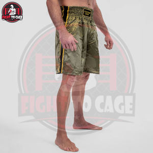 Shorts de boxe Muay Thai de haute qualité pour la compétition, respirants en polyester, équipement d'entraînement pour hommes, collection automne FIGHT CAGE GEARS - Product Image 5